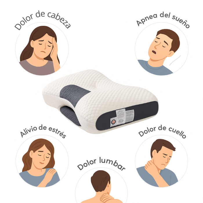 ALIVIUM® Almohada viscoelástica cervical